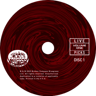 Broken Compass Bluegrass - Live Picks Volume 1 CD